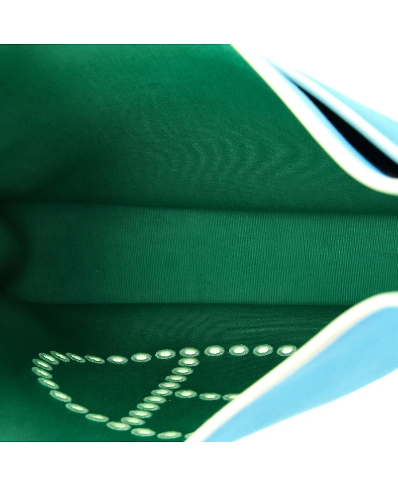 Pre-Owned HERMES Pm Neo Evelyne Bag Toile and Leather