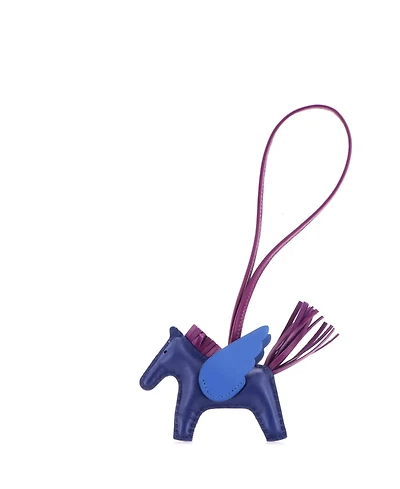 Pre-Owned Hermes Pm Pegase Rodeo Bag Charm Leather