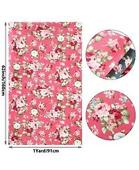 Gnuadz 3 Pieces 3 Yards 62 Inch Floral Cotton Fabric Pattern Quilting Bundle Sewing Crafting Diy