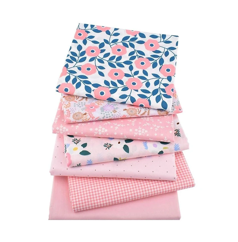 Gnuadz 50pcs 10" Cotton Fabric Squares Floral Patchwork Quilting Diy Craft