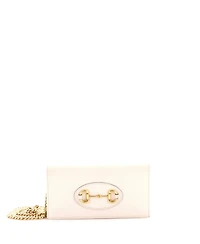 Pre-Owned Gucci Horsebit 1955 Chain Wallet Leather