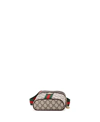 Pre-Owned Gucci Small Ophidia Chain Belt Bag Gg Coated Canvas