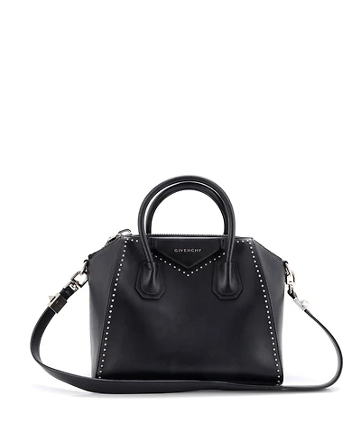 Pre-Owned Givenchy Small Antigona Bag Studded Leather