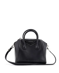 Pre-Owned Givenchy Small Antigona Bag Studded Leather