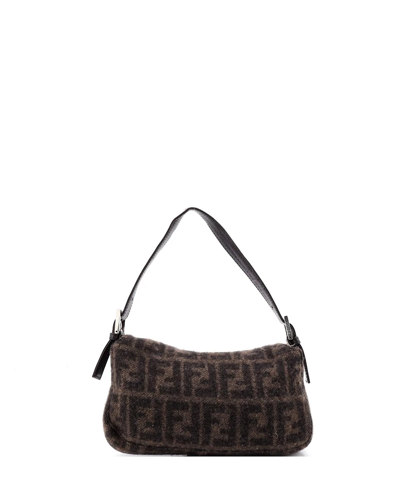 Pre-Owned Fendi Baguette Bag Zucca Wool