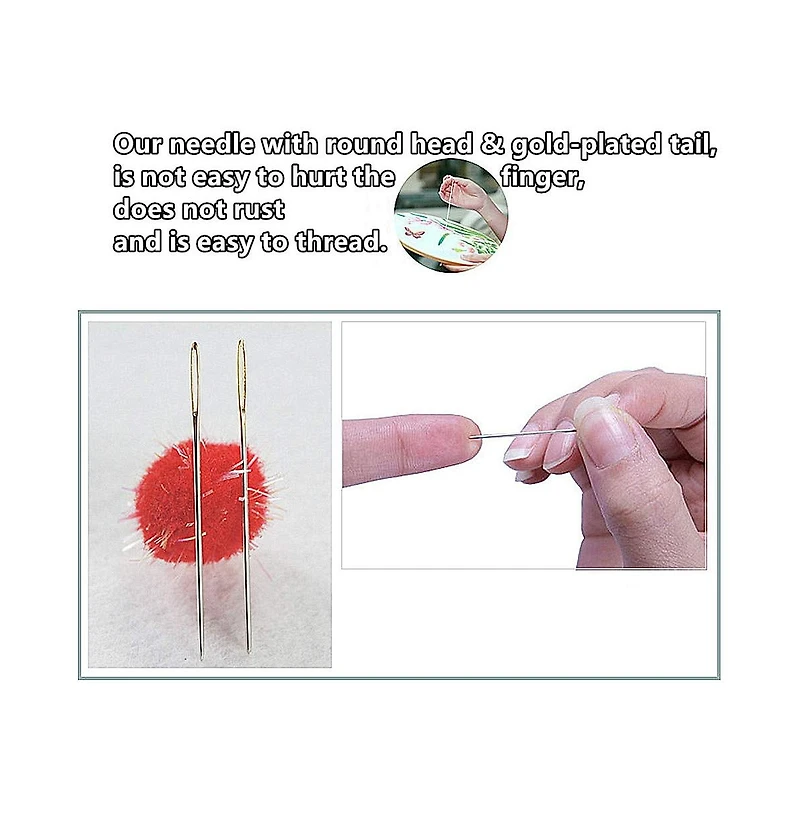 Gnuadz Cross Stitch Embroidery Kit Three Birds Easy Patterns Diy Supplies Christmas Gift Counted Needlework Set