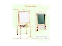 Slickblue Kids Art Easel 3 in 1 Folding Double Sided with Paper Roll