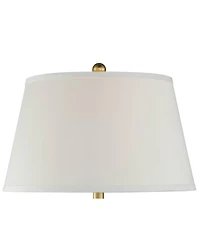 Regency Hill Traditional Table Lamps Tall Set of 2 Metal Empire Open Cage Pedestal Living Room Bedroom House Bedside