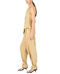 Line & Dot Women's Wide-Leg Mid-Rise Pants