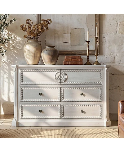 Famapy Solid Wood Dresser , Full Assembled Chest , Created for Macy's