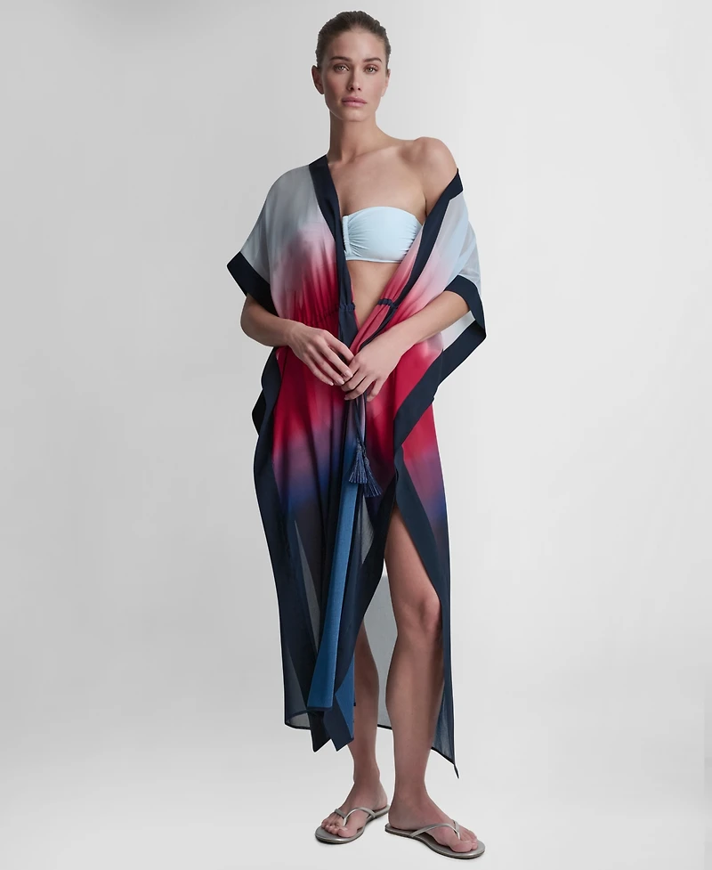 Dkny Women's Tie-Front Cover-Up Kaftan