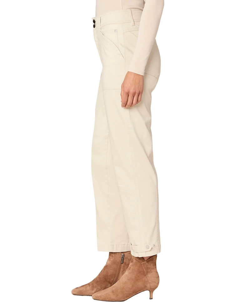 Democracy Women's "Ab"solution High-Rise Tapered Utility Jeans