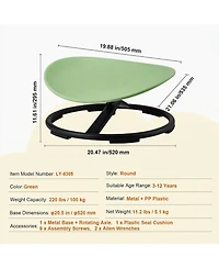 Sugift Kids Swivel Chair, 220 lbs Capacity, Sensory Spinning Chair, for Focus and Balance