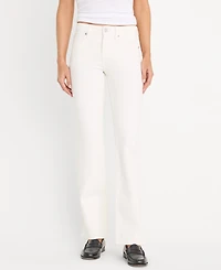 Good American Women's Low-Rise Bootcut Jeans
