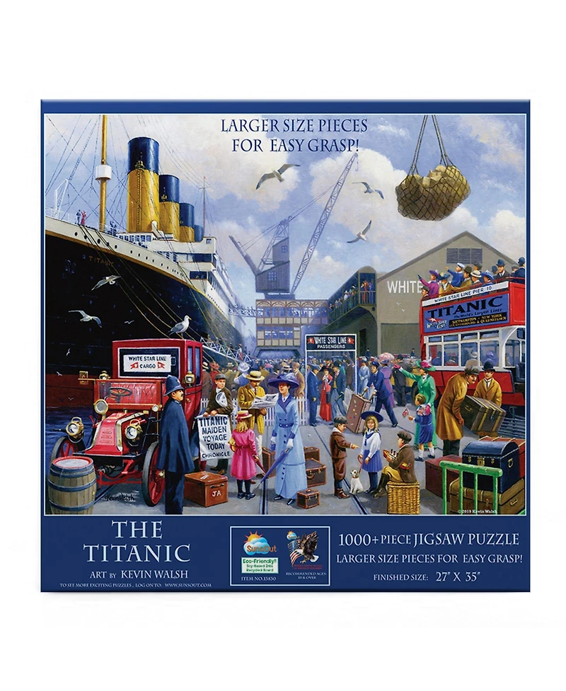 SunsOut The Titanic 1000 piece Jigsaw Puzzle for Adults Large Pieces