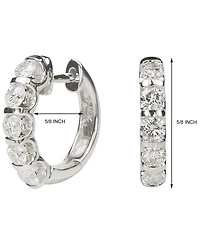 Diamond Hoop Earrings in 14k White Gold (1-1/2 ct. t.w.)