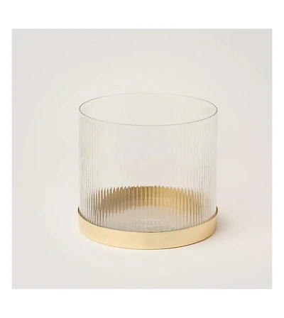 Fleck, Fluted Glass Vase