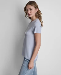 Dkny Jeans Women's Short-Sleeve Crewneck T-Shirt