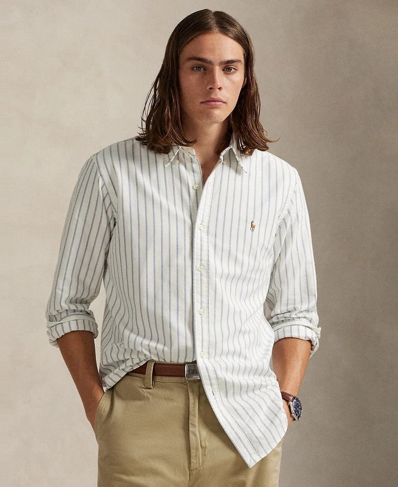 Polo Ralph Lauren Men's Long-Sleeve The Iconic Mesh Shirt