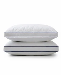 Unikome Diamond Quilted Goose Down Feather 2-Pack Pillow, King