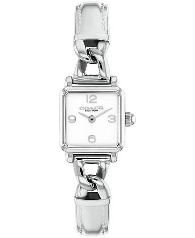 Coach Women's Cass Silver Tone Stainless Steel Bangle Bracelet Watch, 18mm