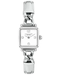 Coach Women's Cass Silver Tone Stainless Steel Bangle Bracelet Watch, 18mm