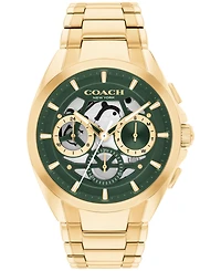 Coach Men's Jackson Gold Tone Stainless Steel Bracelet Watch, 41.5mm