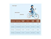 Hongge 16 Inch Kids Bike with Adjustable Handlebar and Seat