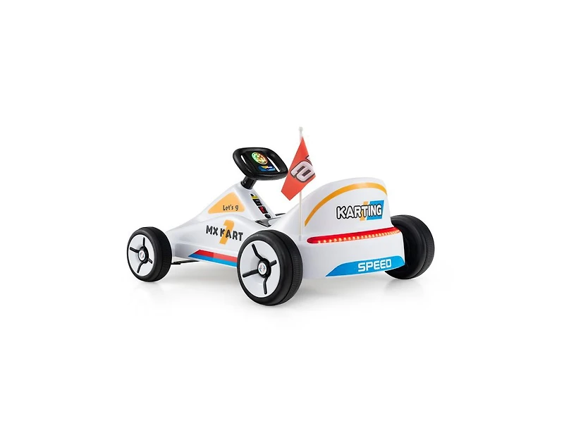 Hongge 12V Electric Go Kart for Kids with Remote Control and Music