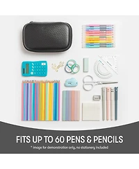 Gnuadz Carbon Pencil Case Eva Box Storage Organizer School Supplies Cable Holder