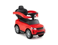 Slickblue Kids 3-in-1 Push Car with Removable Handle and Safety Guardrail