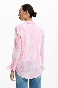 Desigual Women's Ruched zipper T-shirt