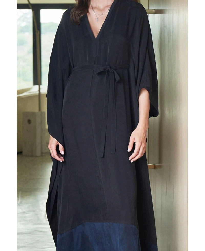 Ocean+Main Women's Colorblock Belted Caftan