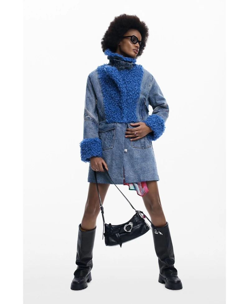 Desigual Women's Hybrid denim coat