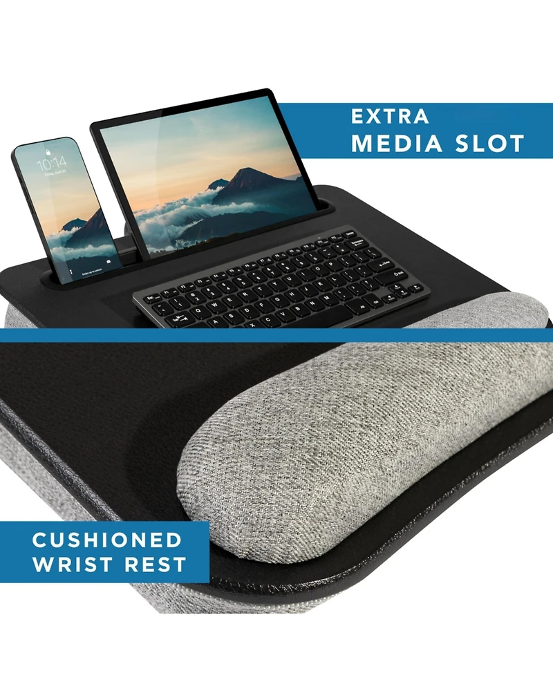 Gnuadz Laptop Lap Desk Pillow Cushion Leather
