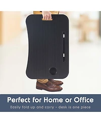 Gnuadz 17" Laptop Bed Tray Adjustable Stand Portable Lap Desk Foldable Reading Table