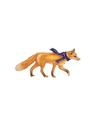 Fable England Cosy Fox Enamel Brooch
