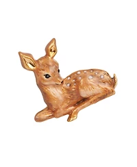 Fable England Resting Fawn Enamel Brooch