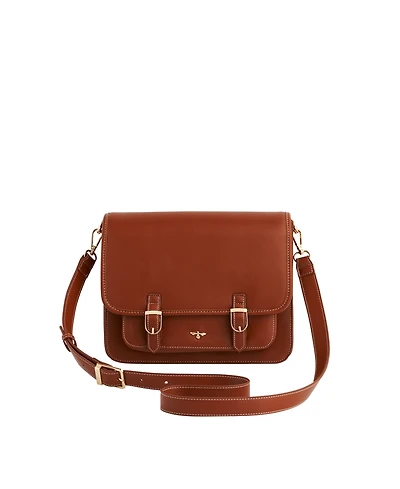 Fable England Into the Woods Tan Classic Satchel