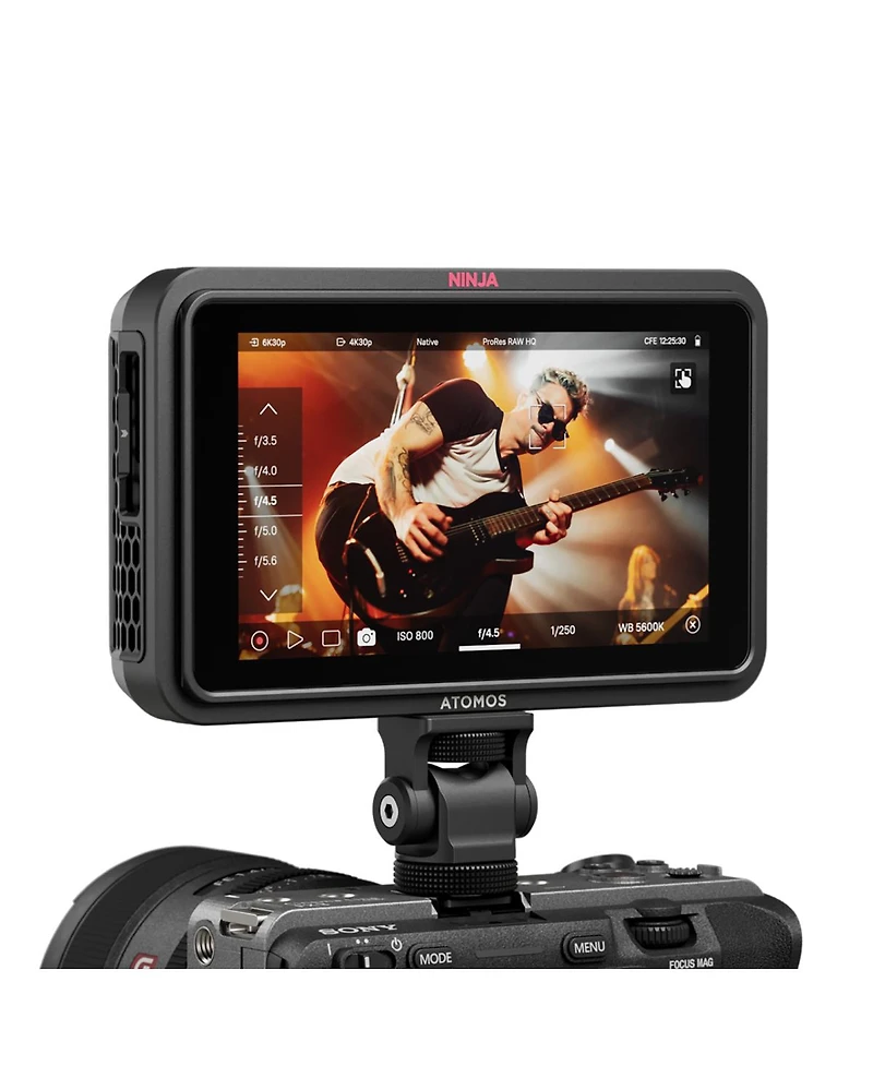 Atomos Ninja Raw 5.2" Full Hd Touchscreen Hdr On-Camera Monitor/Recorder, Supports 6K Hdmi