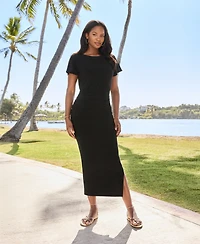 Body by Miraclesuit Women's Boat Neck Short-Sleeve Dress