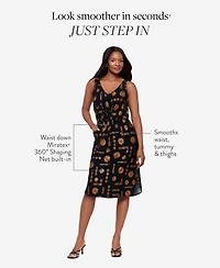 Body by Miraclesuit Women's V-Neck Midi Dress