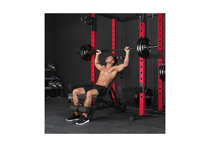 Aecojoy Adjustable Weight Bench for Home Gym, 1300Lbs Capacity