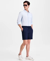 Alfani Men's Linen-Blend Pull On Shorts, Macy's Exclusive