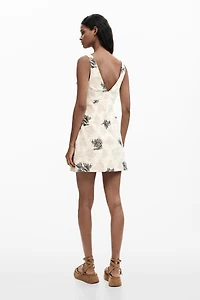 Desigual Women's Embroidered Strap Dress With Branches