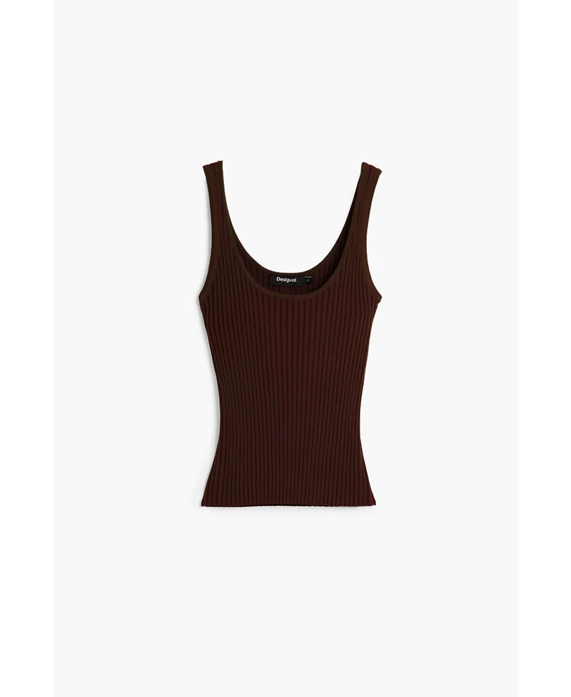 Desigual Women's Ribbed Strappy T-Shirt