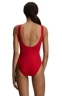 Polo by Ralph Lauren Women's Scoopback One-Piece Swimsuit