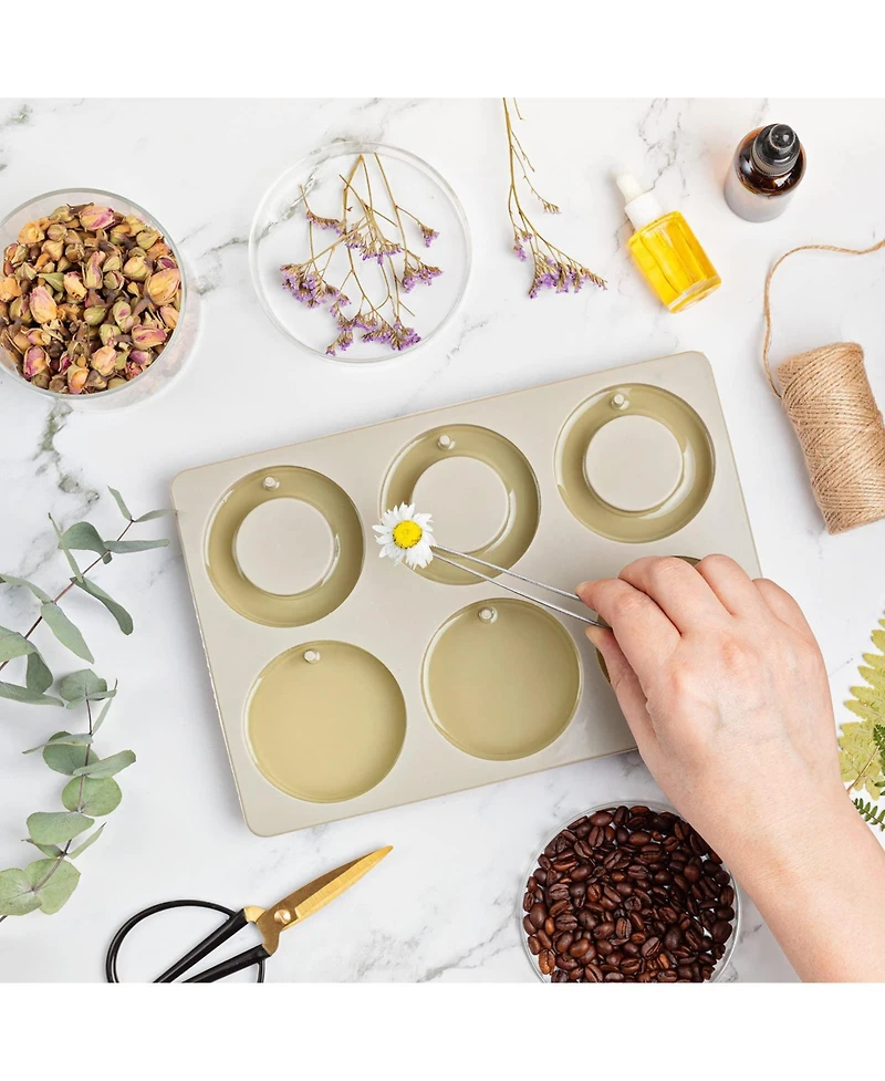 Gnuadz 200 Dried Pressed Flowers Leaves Real Mixed Tweezers Diy Candle Soap Vase Card Scrapbook Art Craft Decor