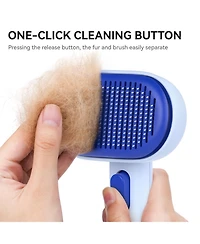 Aronkl Cat Hair Brush For Shedding Grooming Massage Remove Loose