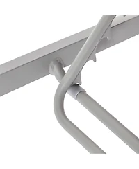 LeisureMod Marlin Patio Chaise Lounge Chair With Aluminum Frame, Set of 2